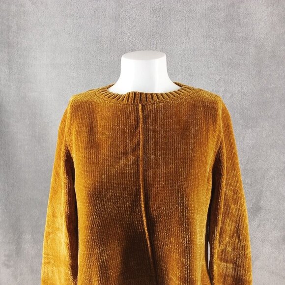 NWT Style&co Chenille Textured Sweater Petite Medium Women Pullover Fall Cumin - Picture 2 of 11
